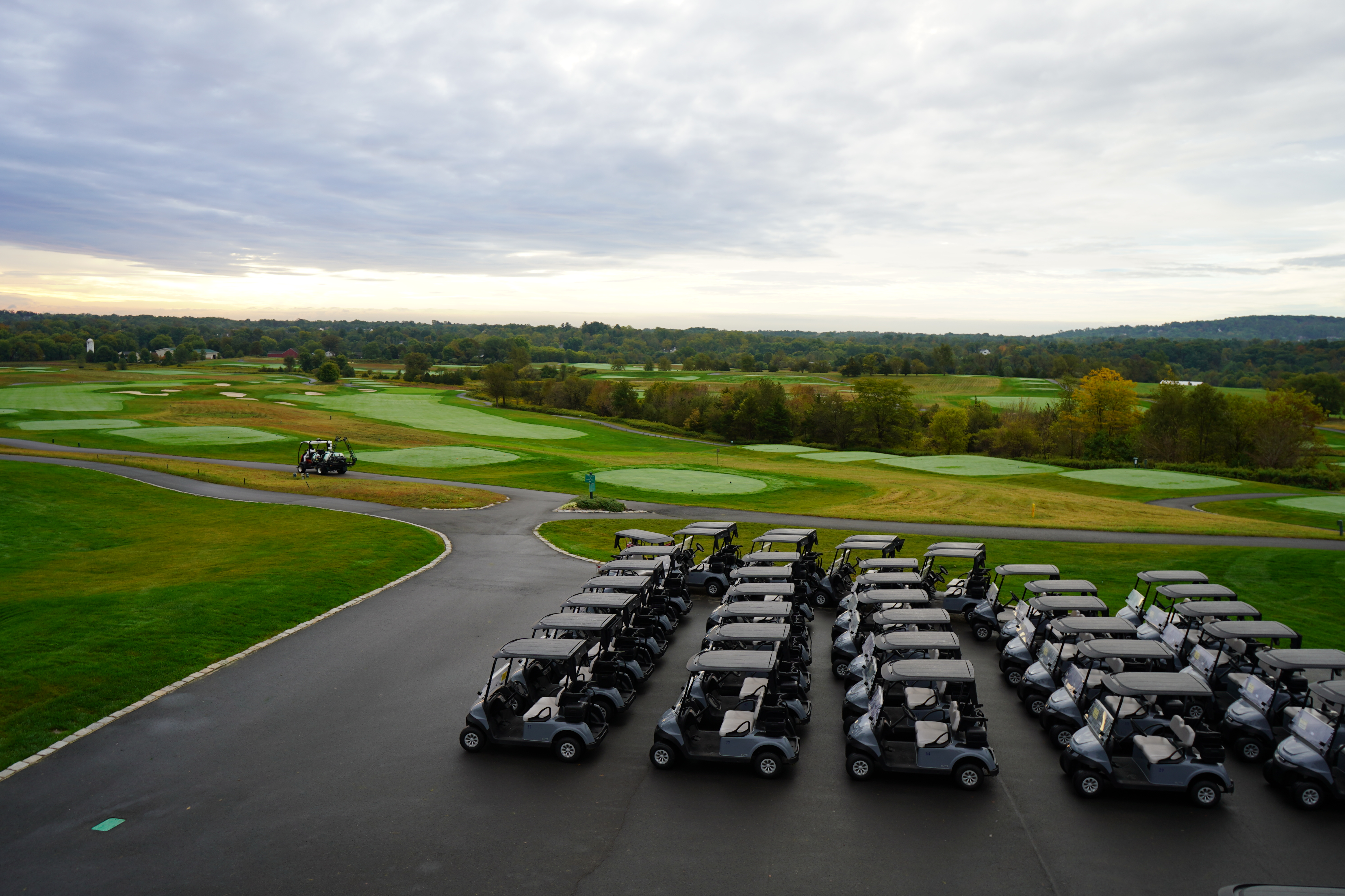 Carts at Neshanic Valley Golf Course