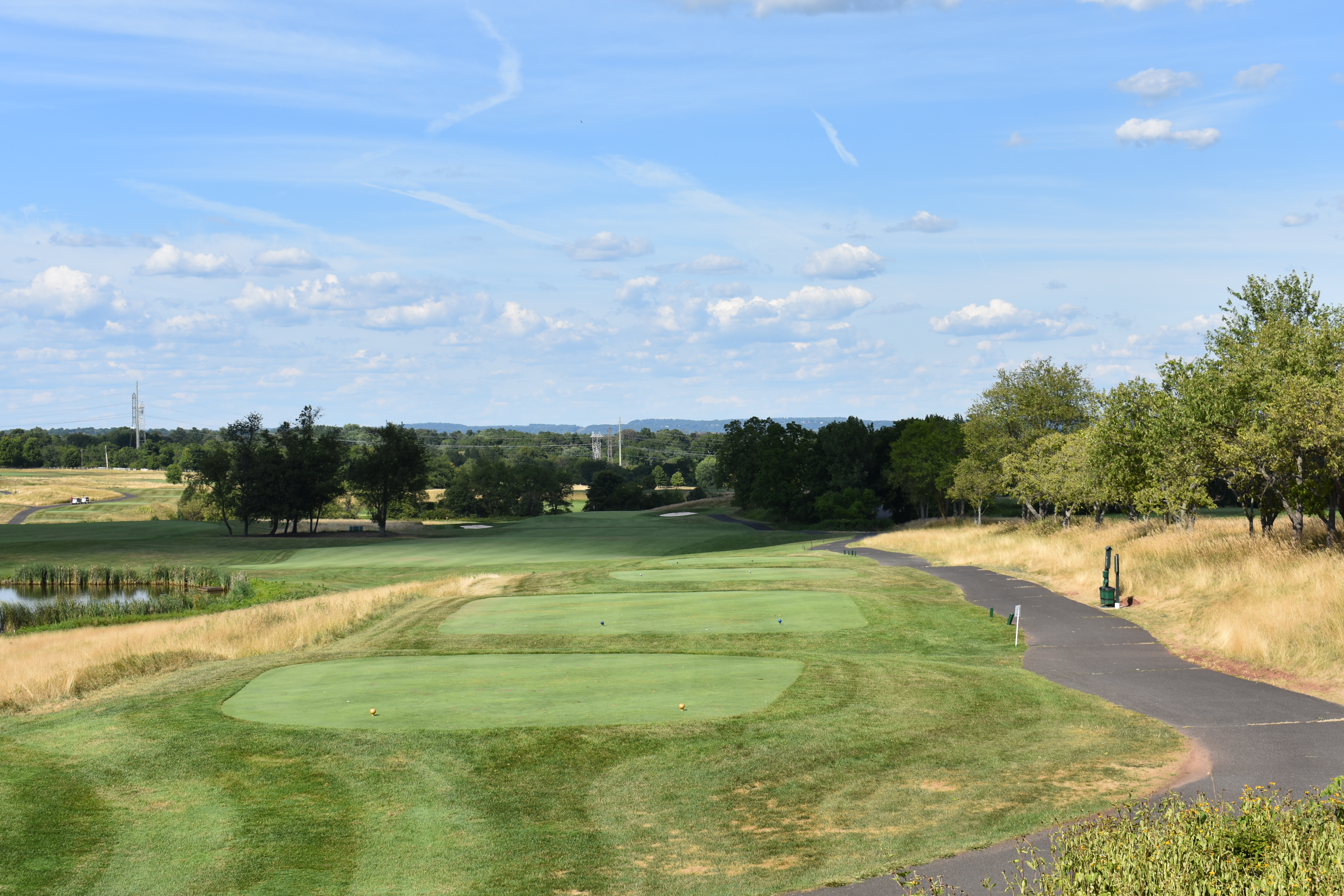Perfect tee boxes at Neshanic Valley Golf Course