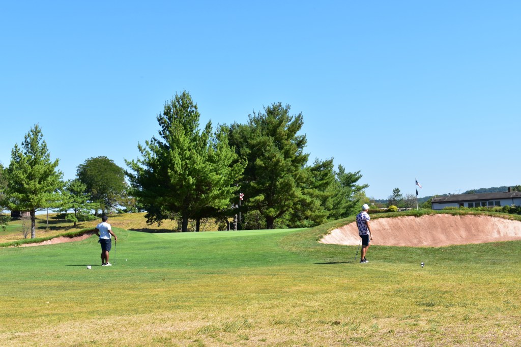 Approach shots at Green Knoll Golf Course in Bridgewater NJ