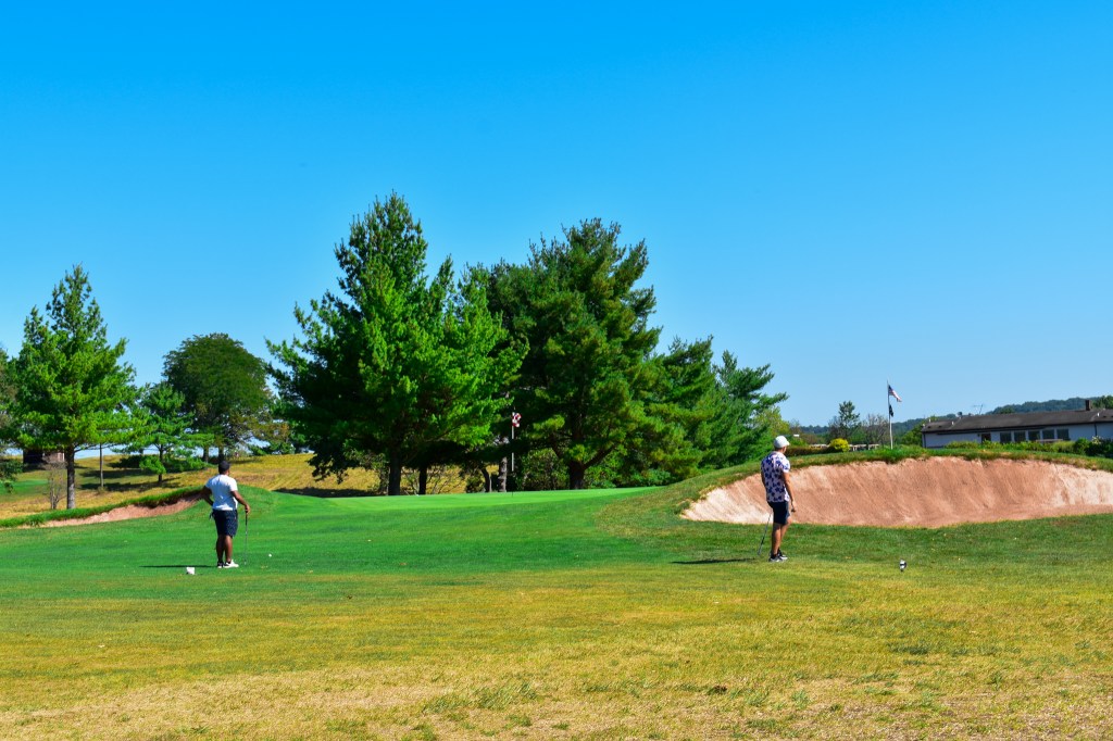 Sand trap at Green Knoll Golf Course in Bridgewater NJ